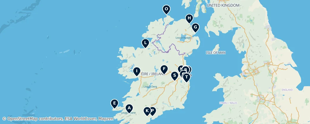 Map of Ireland