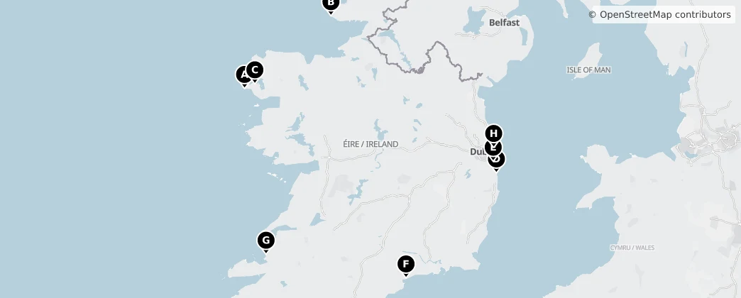 Map of Irlanda