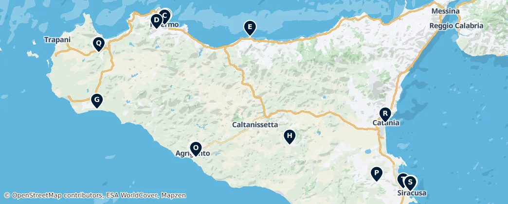 Map of Isola di Sicilia