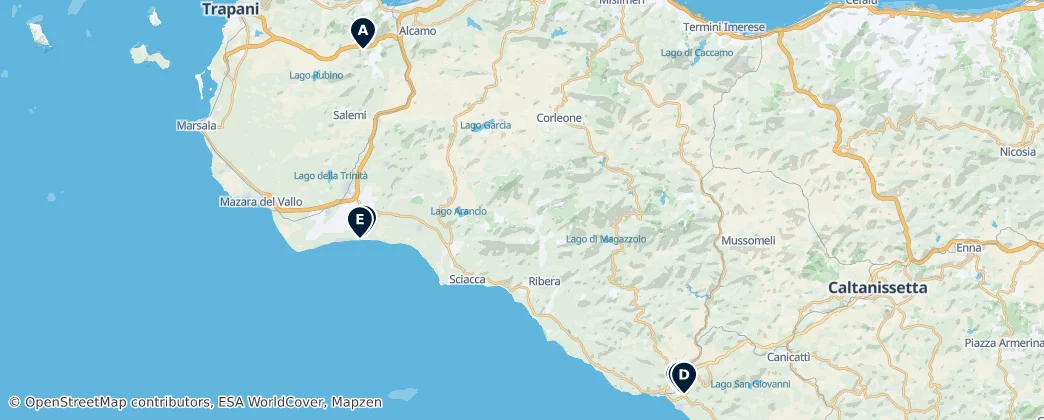 Map of Isola di Sicilia