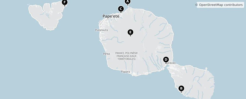 Map of Isole del Vento