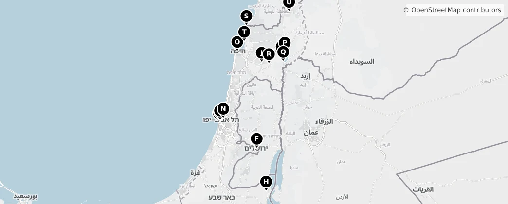 Map of Israele