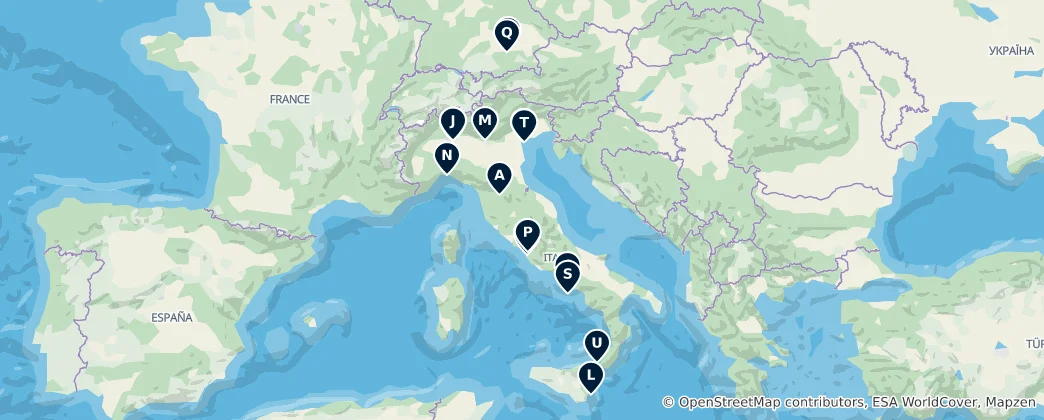 Map of Italia