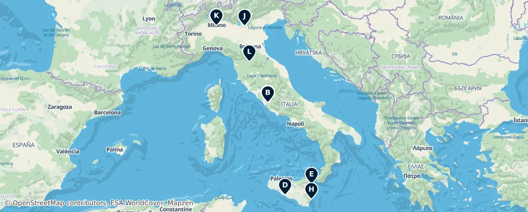 Map of Italia
