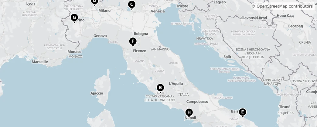Map of Italia
