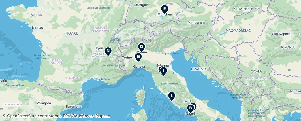Map of Italia