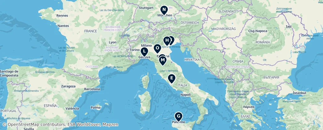 Map of Italia
