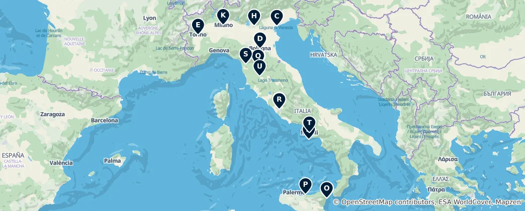 Map of Italia