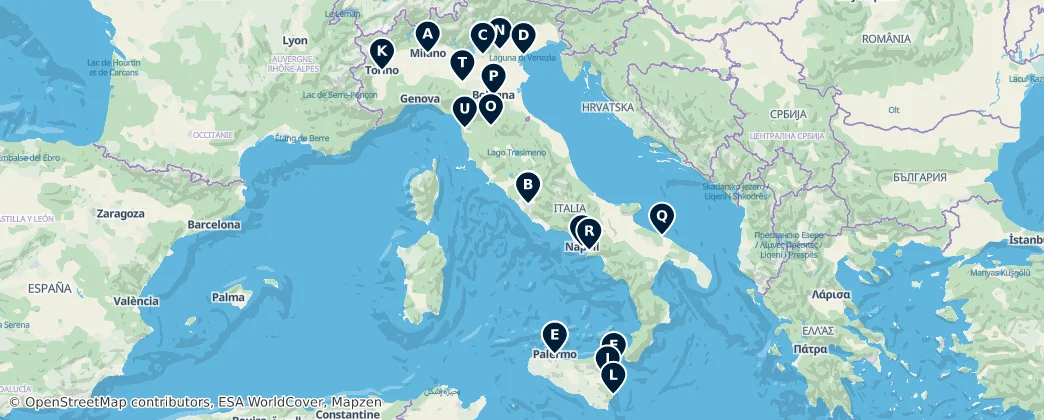 Map of Italia