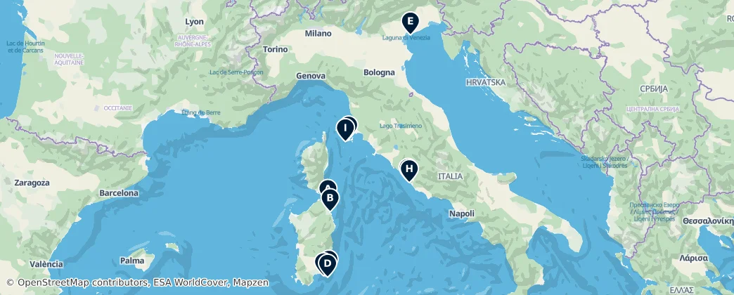 Map of Italia