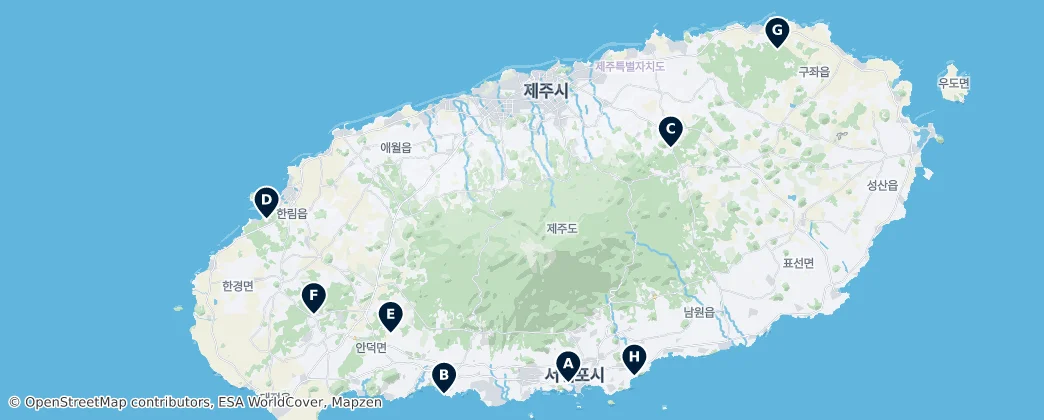 Map of Jeju-do