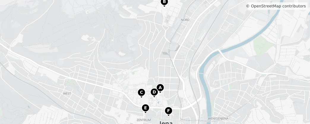 Map of Jena