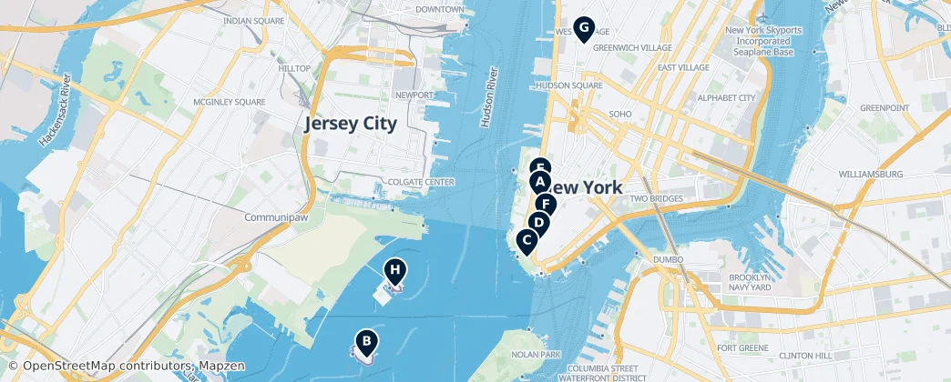 Map of Jersey City