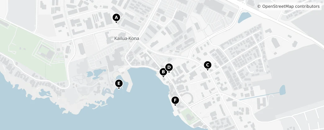 Map of Kailua-Kona