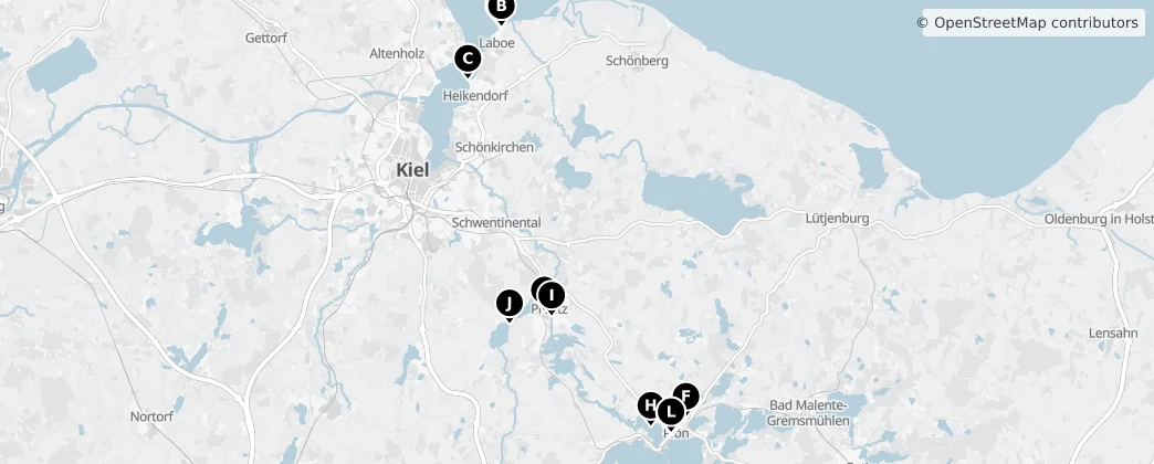 Map of Kreis Plön