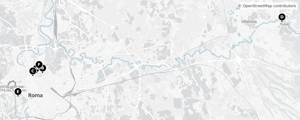 Map of Lazio