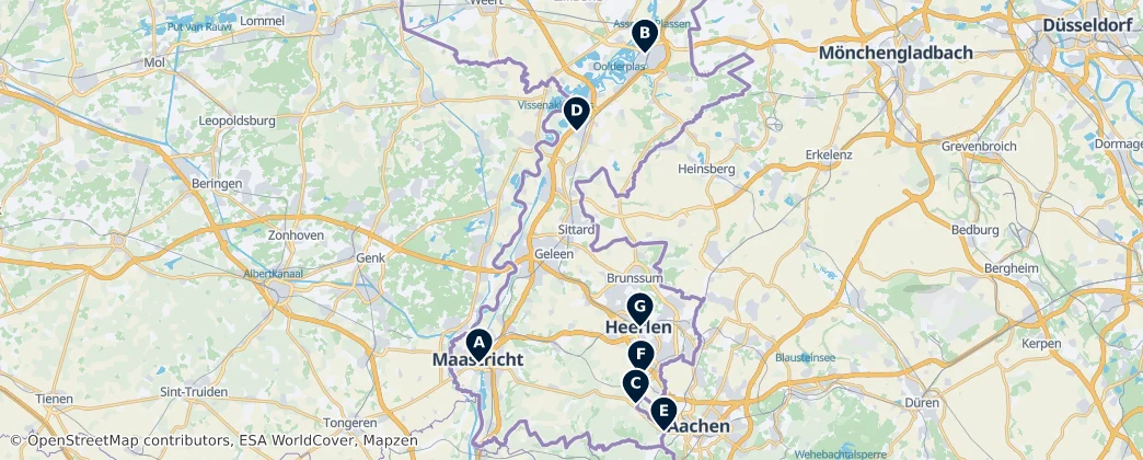 Map of Limburgo