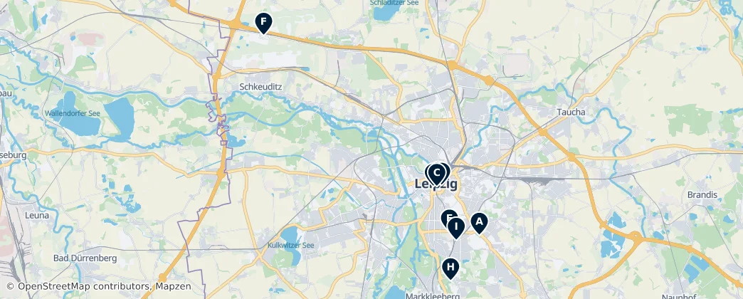 Map of Lipsia