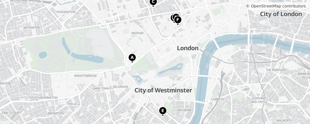 Map of Londra