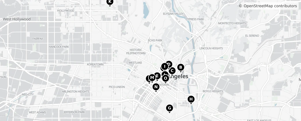 Map of Los Angeles