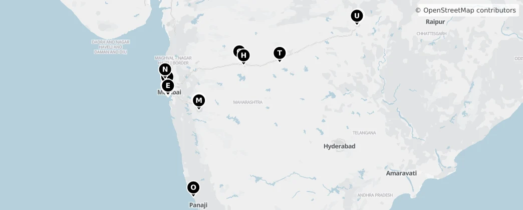 Map of Maharashtra