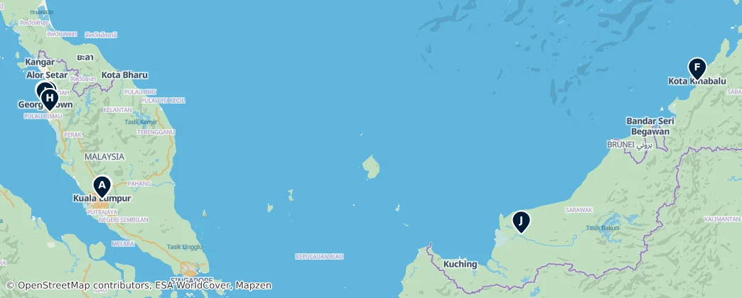 Map of Malesia