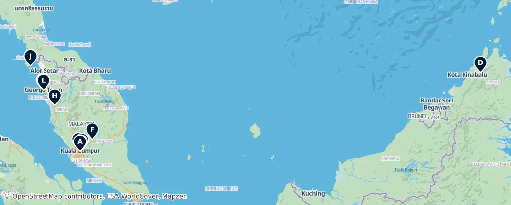 Map of Malesia