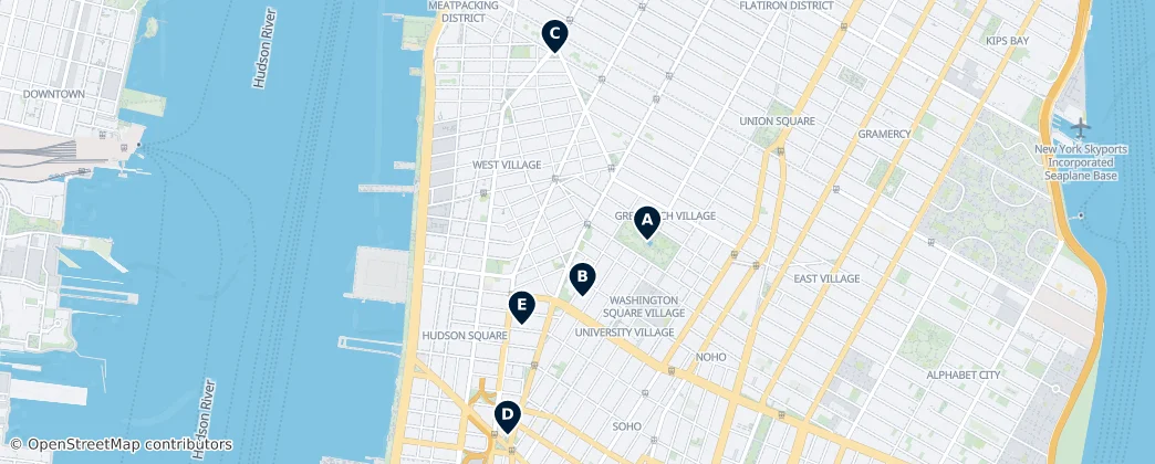 Map of Manhattan Community Board 2