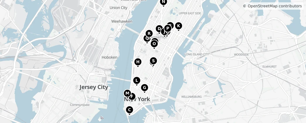 Map of Manhattan