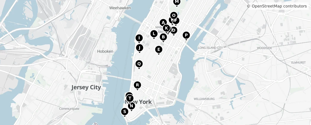 Map of Manhattan