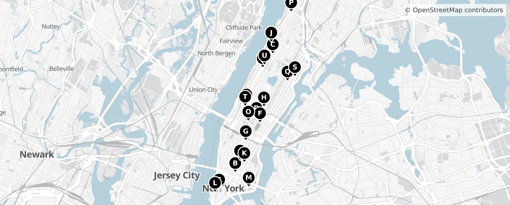 Map of Manhattan