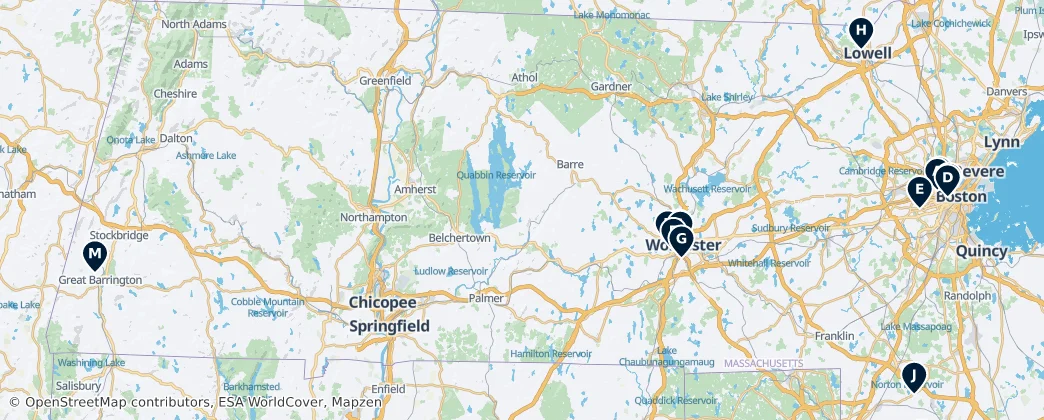 Map of Massachusetts