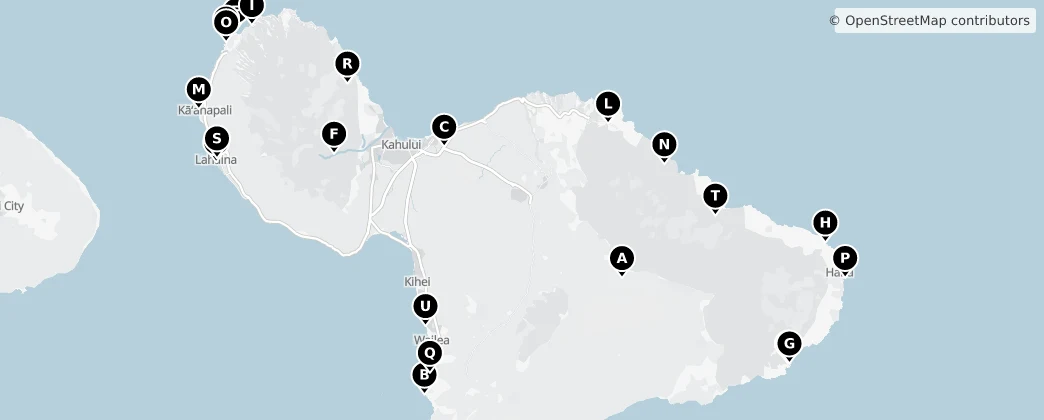Map of Maui