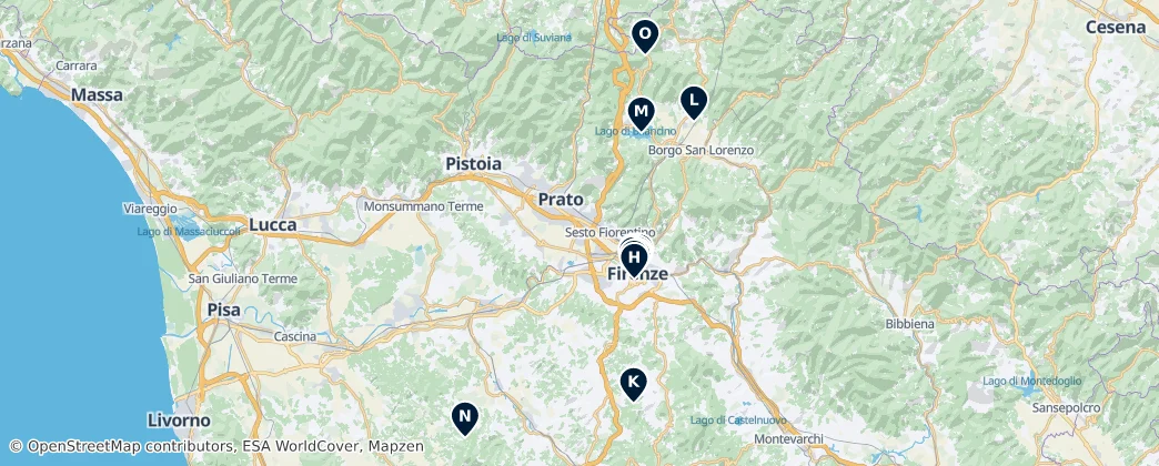Map of Firenze