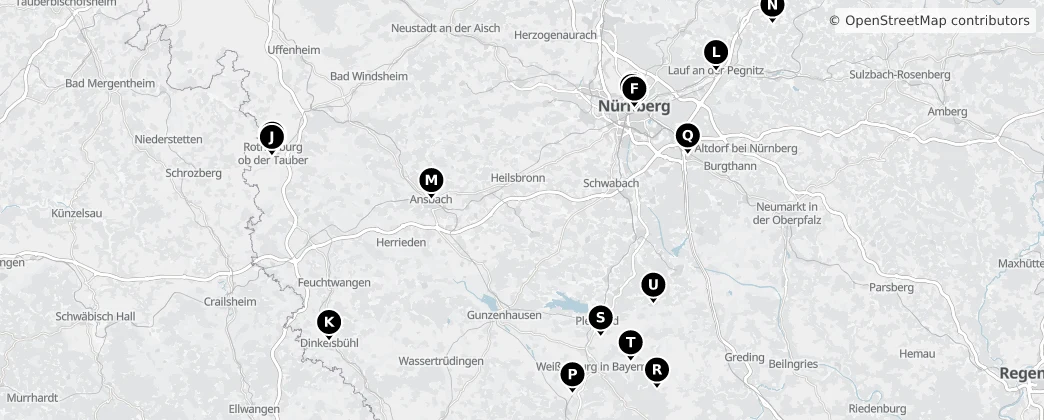 Map of Distretto della Media Franconia