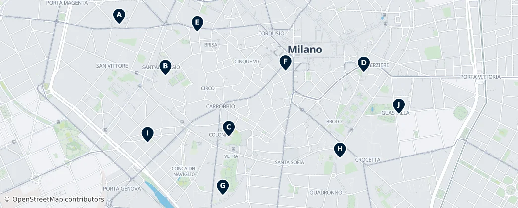 Map of Milano