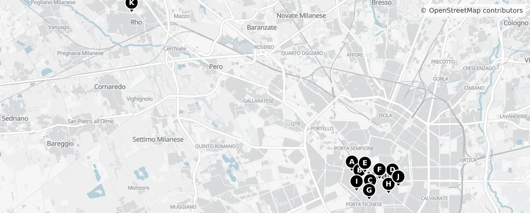 Map of Milano