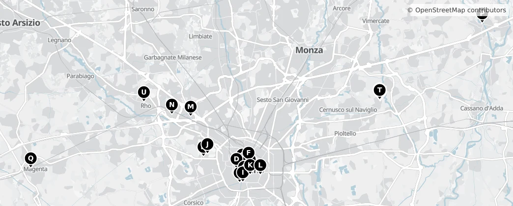 Map of Milano