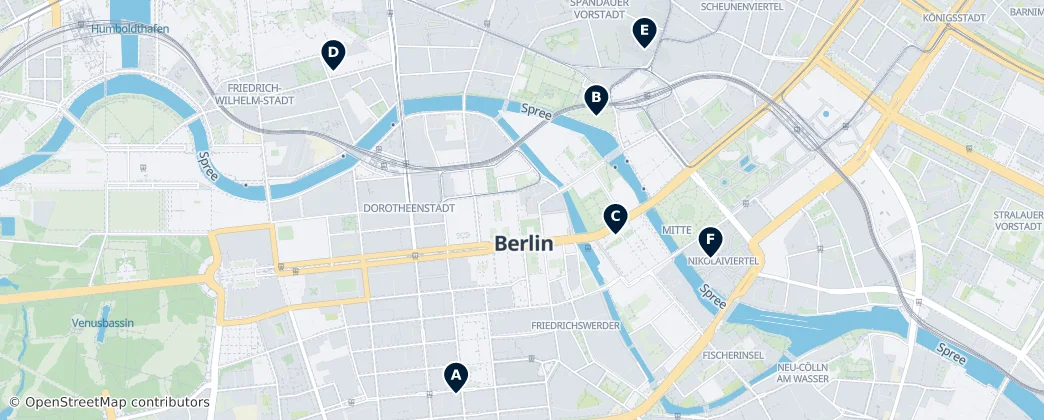 Map of Mitte