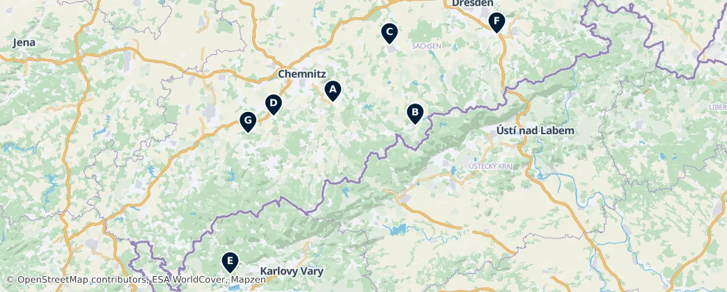 Map of Monti Metalliferi