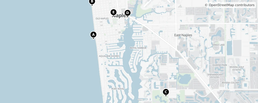 Map of Napoli