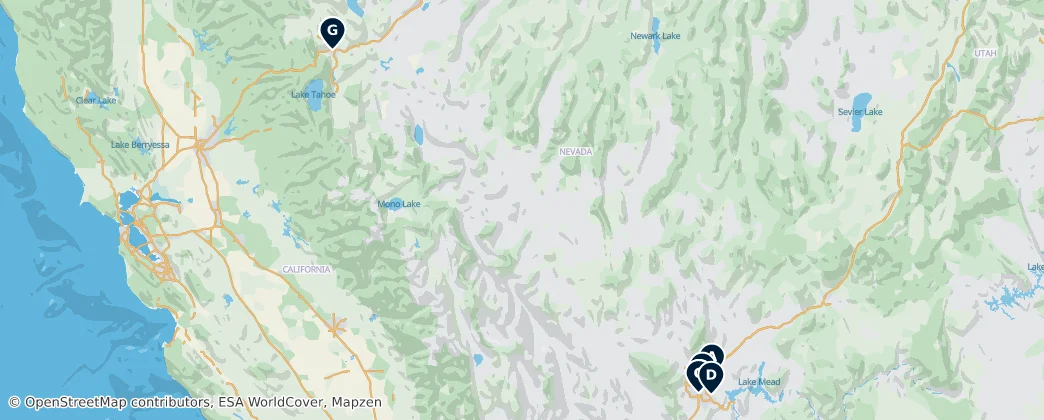 Map of Nevada