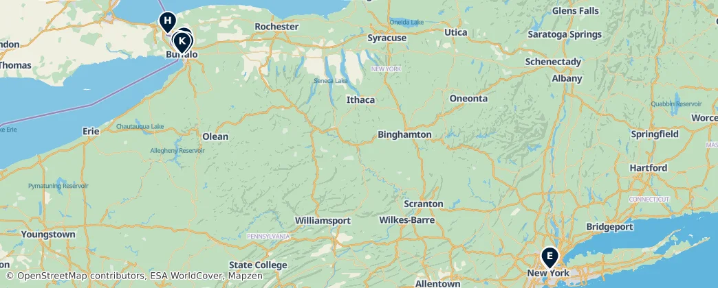 Map of New York