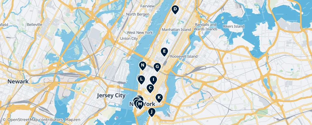 Map of New York