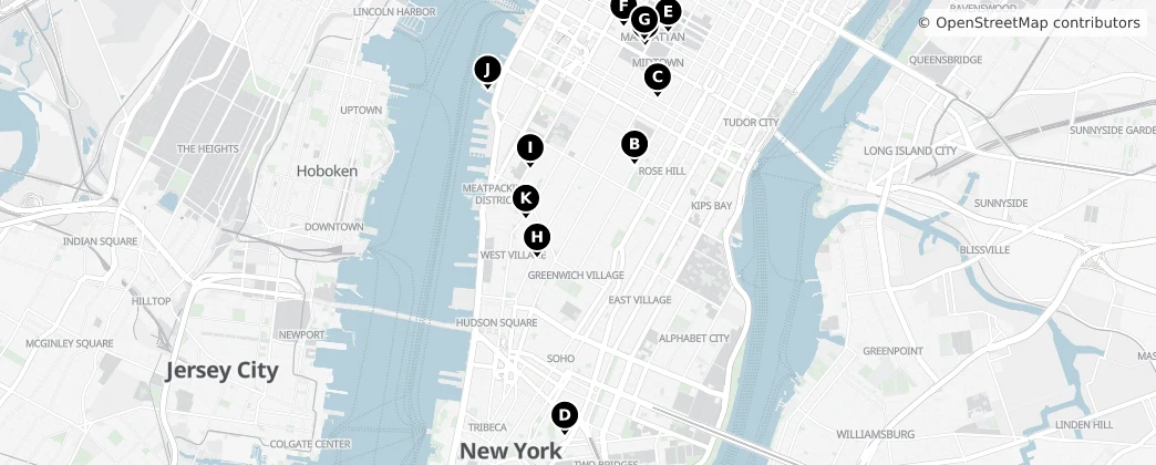 Map of Manhattan