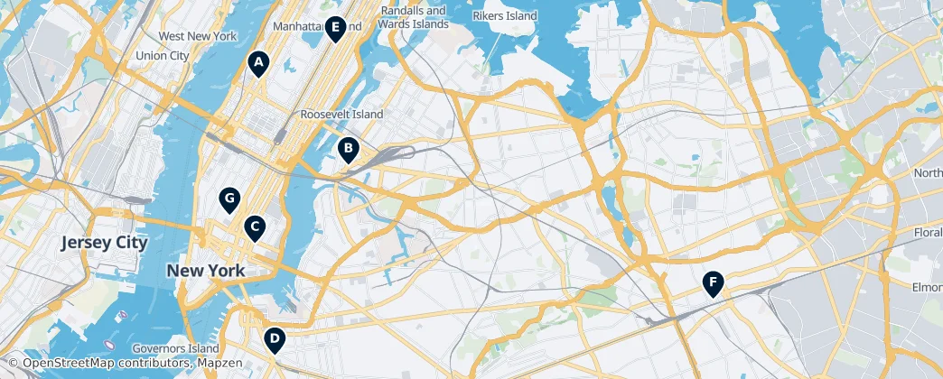 Map of New York