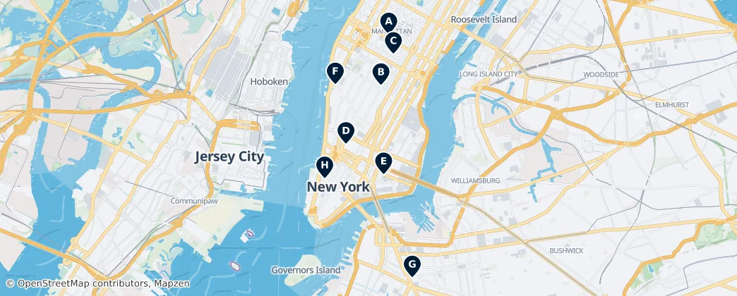 Map of New York