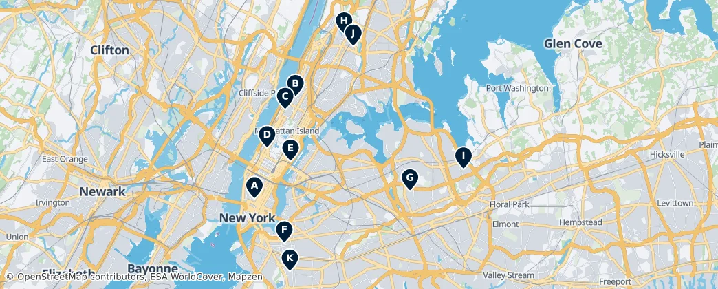 Map of New York