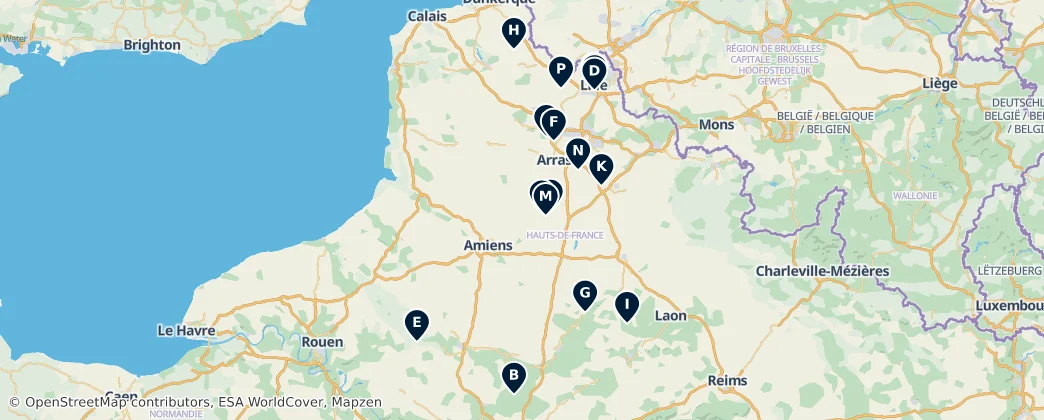 Map of Alta Francia