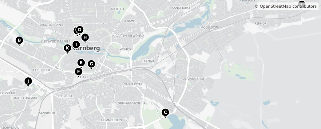 Map of Norimberga